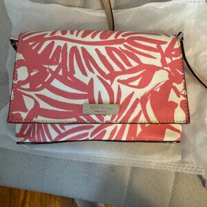 Kate Spade NY Grant Street Sally Peony Palm Crossbody Purse Shoulder Bag